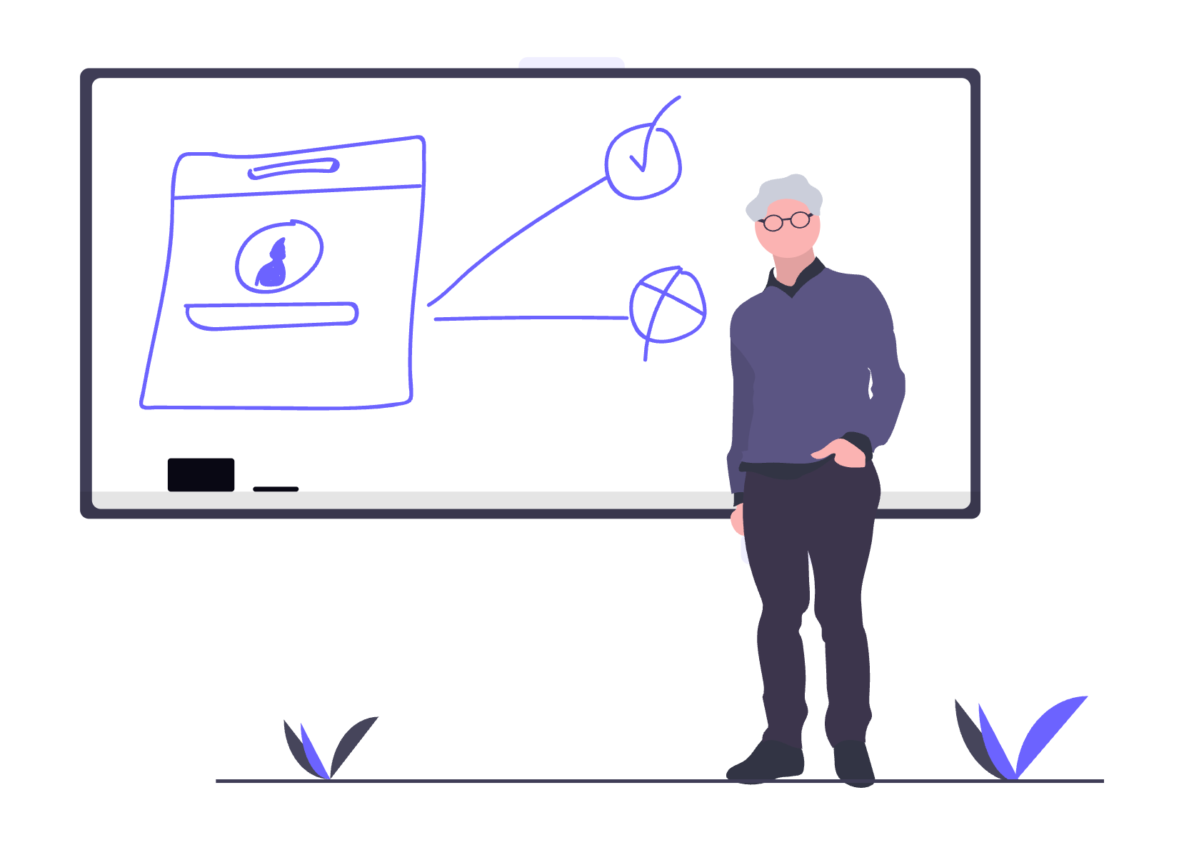 専門家の講義を受ける機会がないイメージ